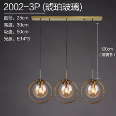 Nordic Modern Minimalist Glass Pendant Light