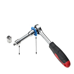 40-Piece Socket Wrench Set for Automotive and Home Use