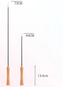 Wooden Cat Teaser Wand - Retractable Cat Toy