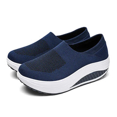 Women's Casual Thick-soled Mesh Slip-on Shoes