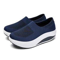 Women's Casual Thick-soled Mesh Slip-on Shoes