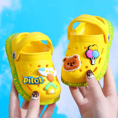 Lightweight Cartoon Garden Clogs for Kids and Girls